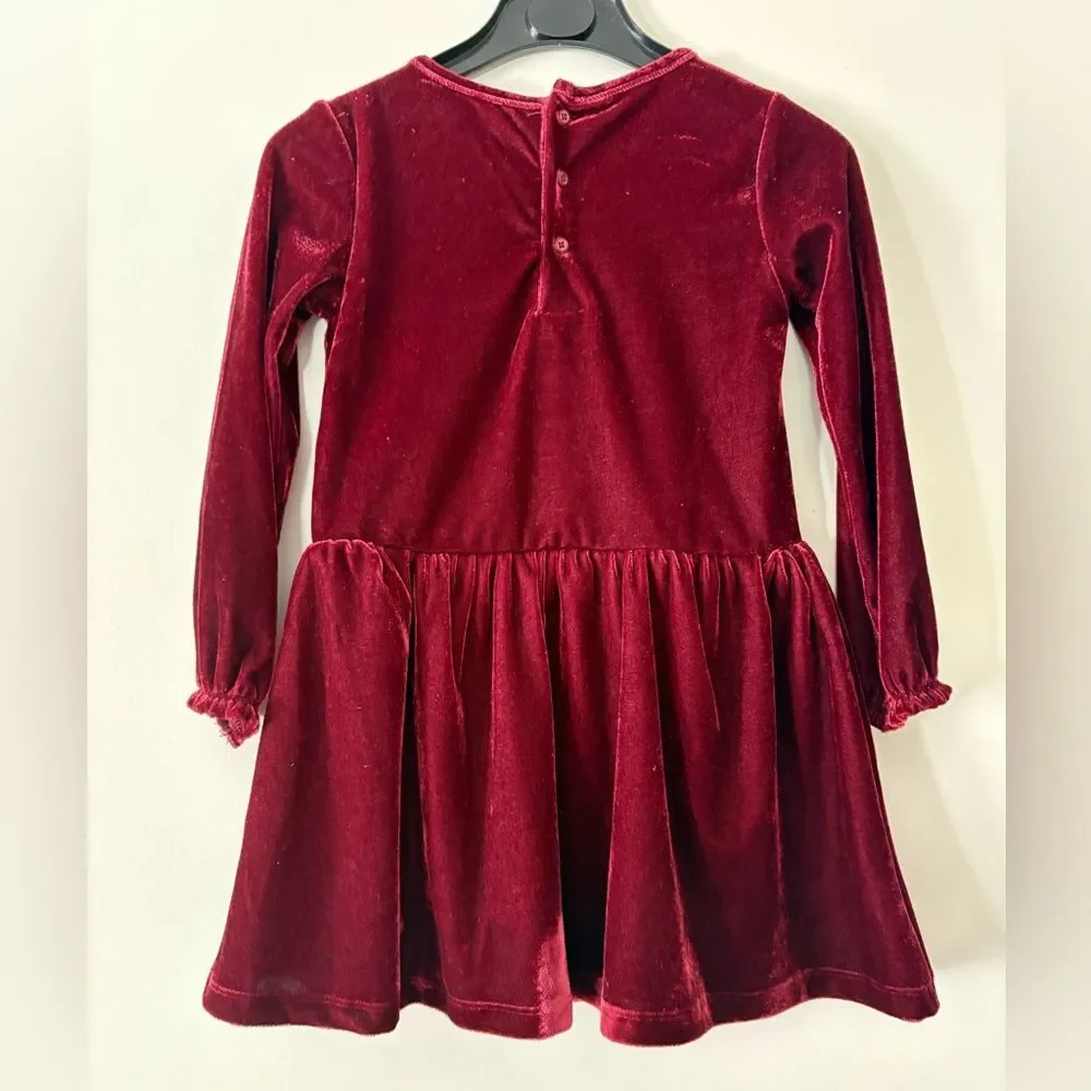 Carters burgundy velvet